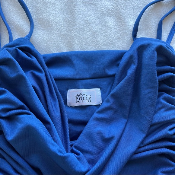 Oh Polly Twisted Love Ruched Bodycon Mini Dress - Picture 3 of 4